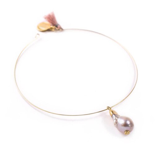 Maci Mother of Pearl Choker